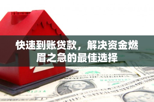 瑞昌快速到账贷款，解决资金燃眉之急的最佳选择