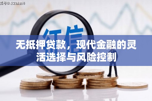 瑞昌无抵押贷款，现代金融的灵活选择与风险控制