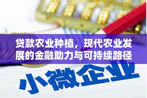瑞昌贷款农业种植，现代农业发展的金融助力与可持续路径