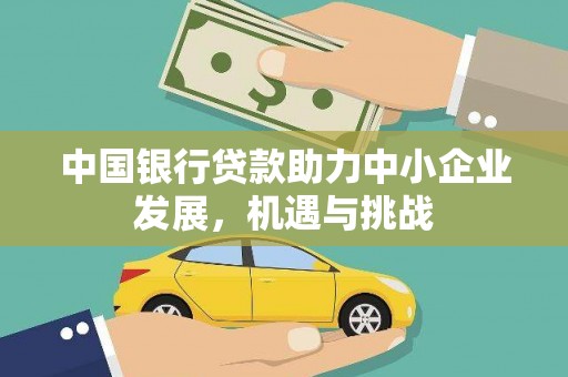 瑞昌中国银行贷款助力中小企业发展，机遇与挑战