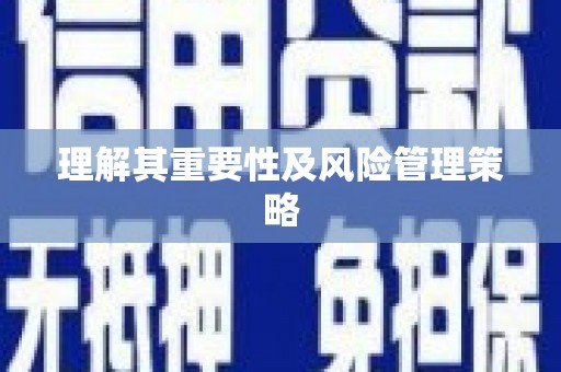瑞昌理解其重要性及风险管理策略