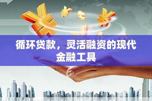 瑞昌循环贷款，灵活融资的现代金融工具