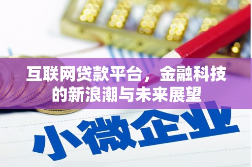 瑞昌互联网贷款平台，金融科技的新浪潮与未来展望