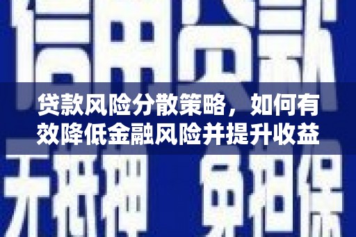 瑞昌贷款风险分散策略，如何有效降低金融风险并提升收益