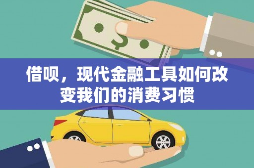 瑞昌借呗，现代金融工具如何改变我们的消费习惯