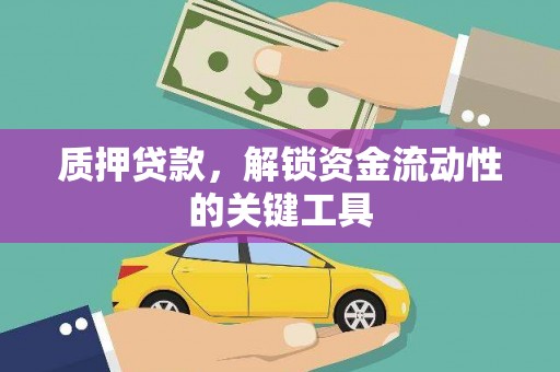 瑞昌质押贷款，解锁资金流动性的关键工具