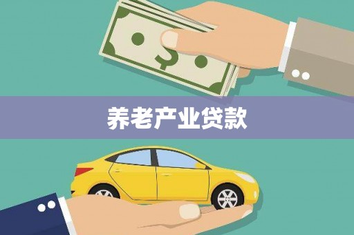 瑞昌养老产业贷款