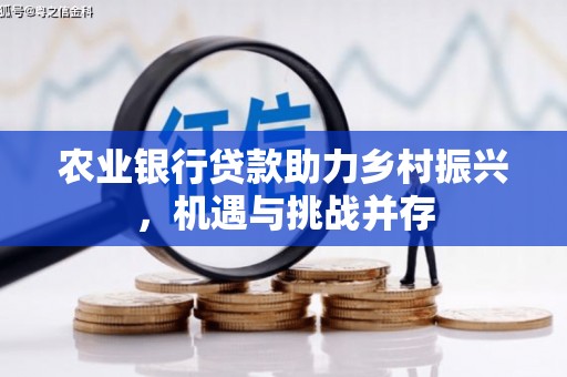 瑞昌农业银行贷款助力乡村振兴，机遇与挑战并存