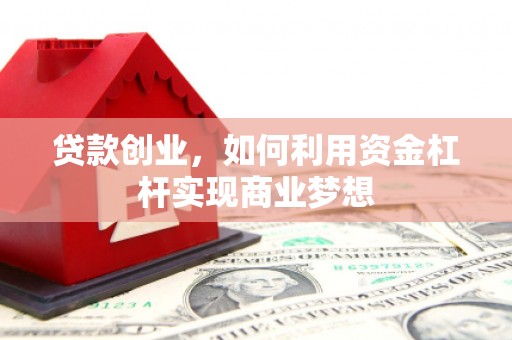 瑞昌贷款创业，如何利用资金杠杆实现商业梦想