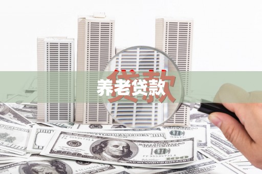 瑞昌养老贷款