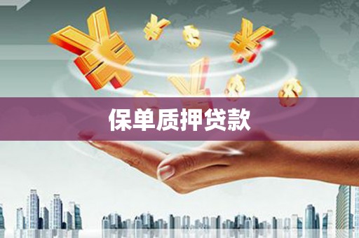 瑞昌保单质押贷款