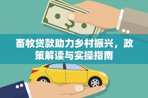 瑞昌畜牧贷款助力乡村振兴，政策解读与实操指南