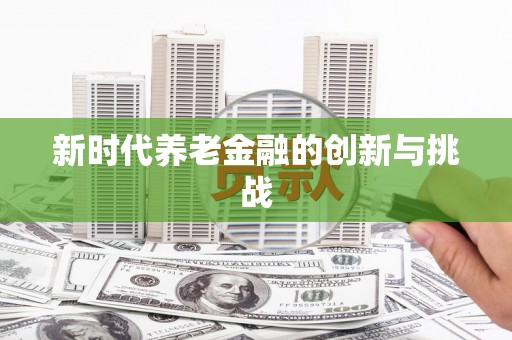 瑞昌新时代养老金融的创新与挑战