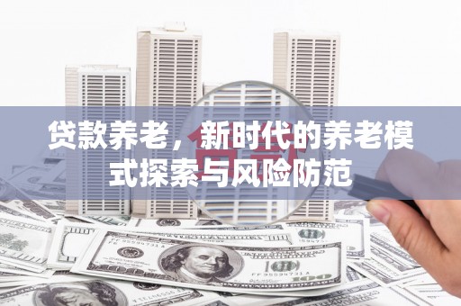 瑞昌贷款养老，新时代的养老模式探索与风险防范