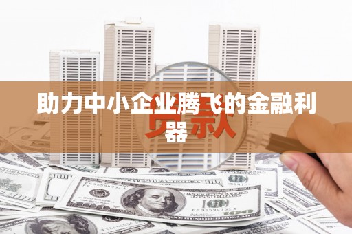 瑞昌助力中小企业腾飞的金融利器